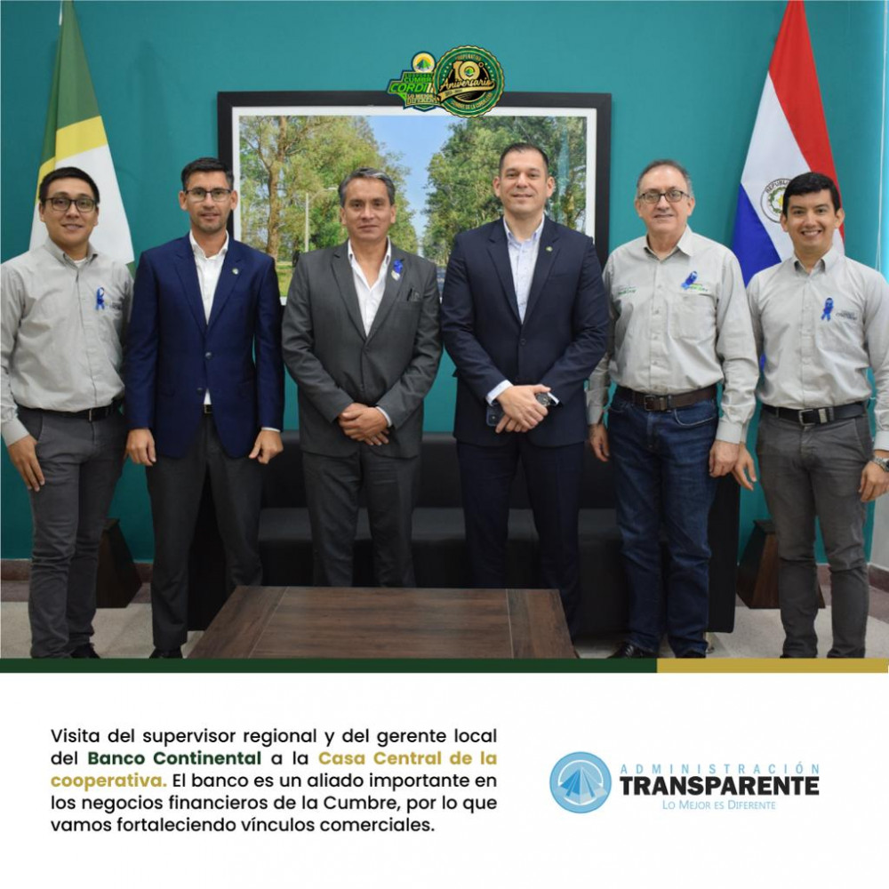 El supervisor regional y el gerente local del Banco Continental
